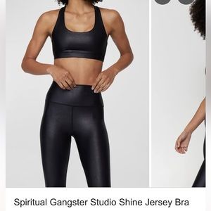 Spiritual Gangsta Studio Shine sports bra